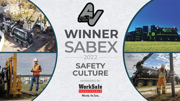 Safety Culture Sabex 2022 Winner Axis Vac & HDD